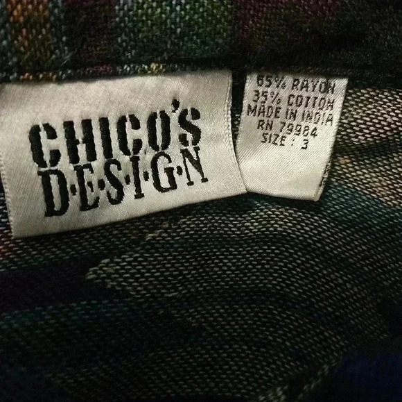 Chico's design button down Women's XL - Picture 3 of 3